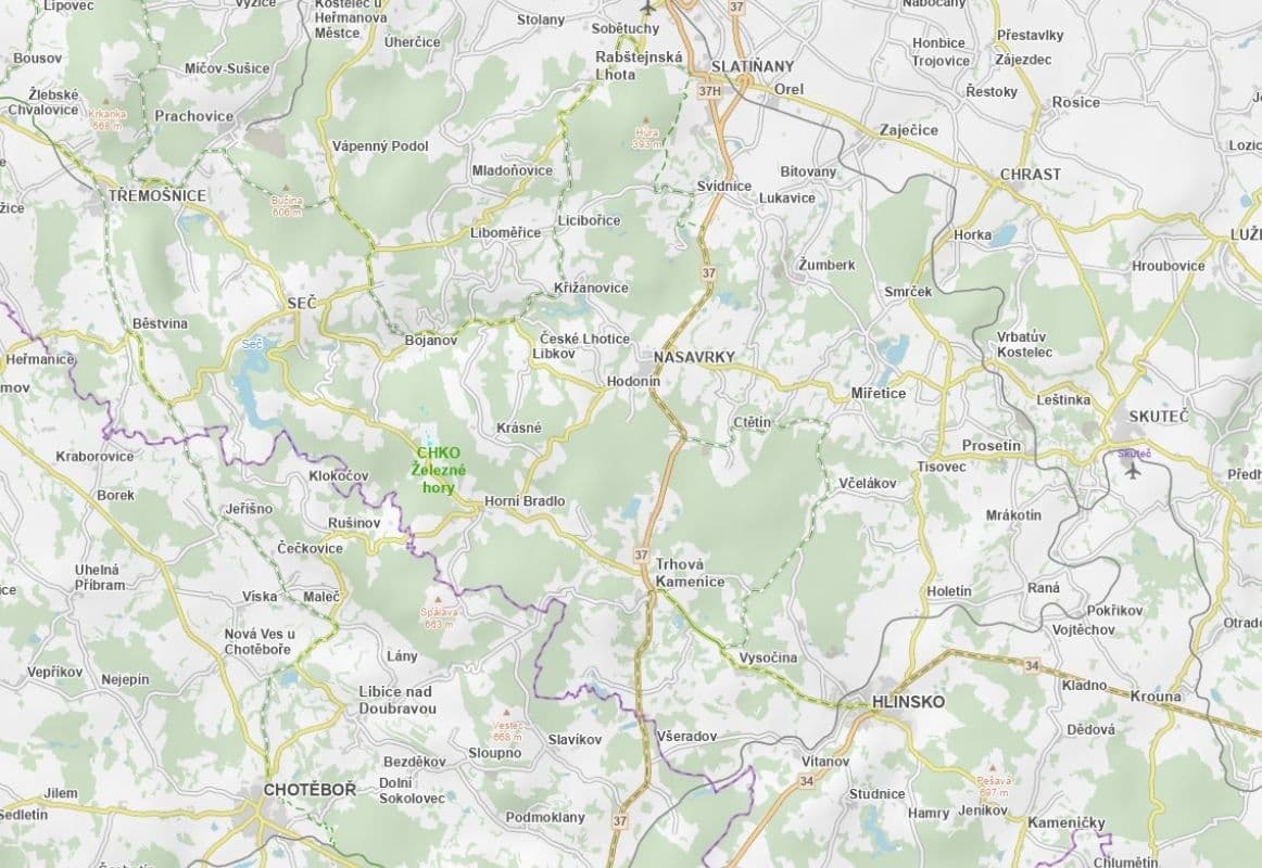 plot for sale, 37,292 m², Horní Bradlo, Pardubický Region plot for sale, 37,292 m², Horní Bradlo, Pardubický Region