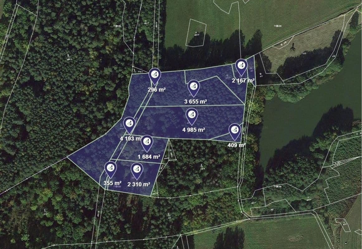 plot for sale, 20,054 m², Stříbřec, Jihočeský Region plot for sale, 20,054 m², Stříbřec, Jihočeský Region