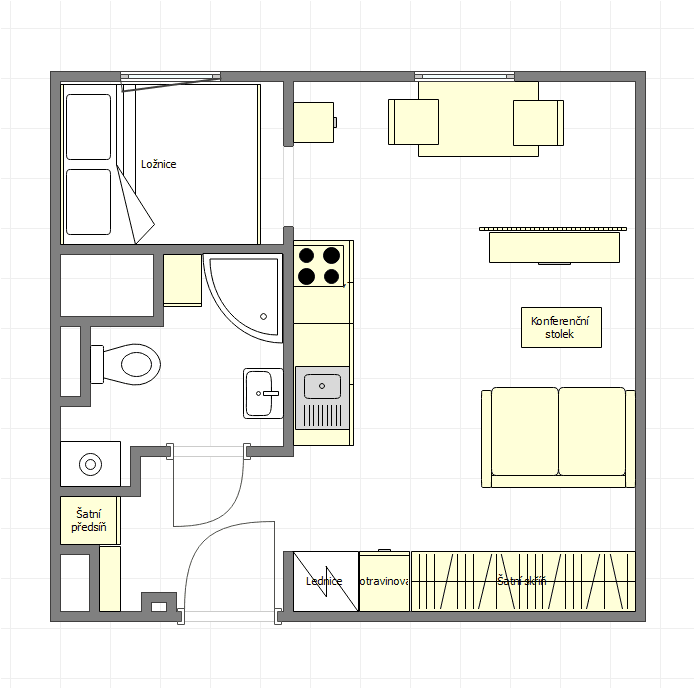 Studio flat to rent, 30 m², Mazurská, Prague, Prague Studio flat to rent, 30 m², Mazurská, Prague, Prague