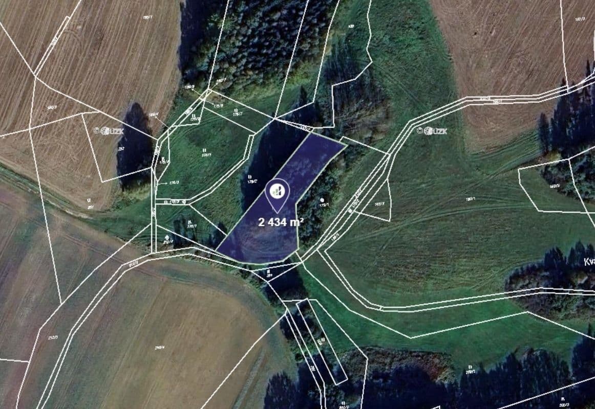 plot for sale, 487 m², Mladé Bříště, Vysočina Region plot for sale, 487 m², Mladé Bříště, Vysočina Region