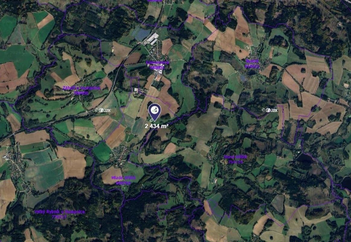 plot for sale, 487 m², Mladé Bříště, Vysočina Region plot for sale, 487 m², Mladé Bříště, Vysočina Region