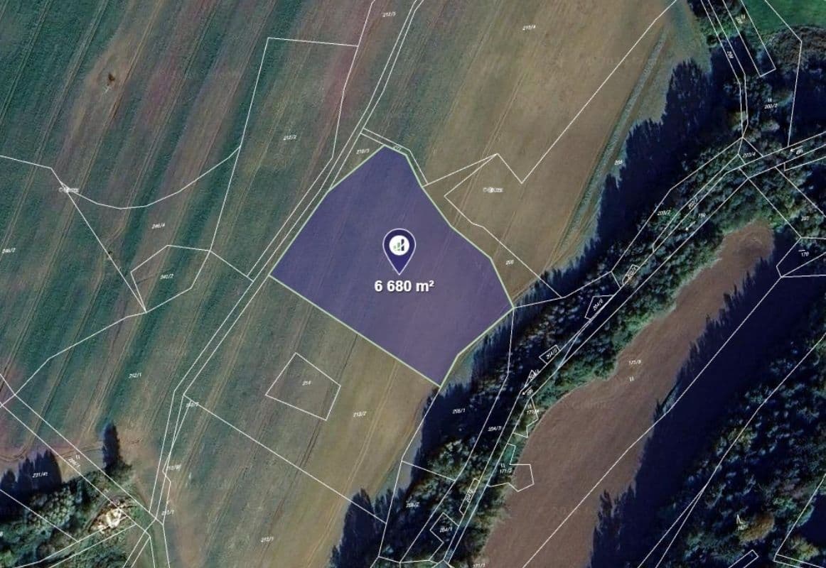 plot for sale, 1,336 m², Mladé Bříště, Vysočina Region plot for sale, 1,336 m², Mladé Bříště, Vysočina Region