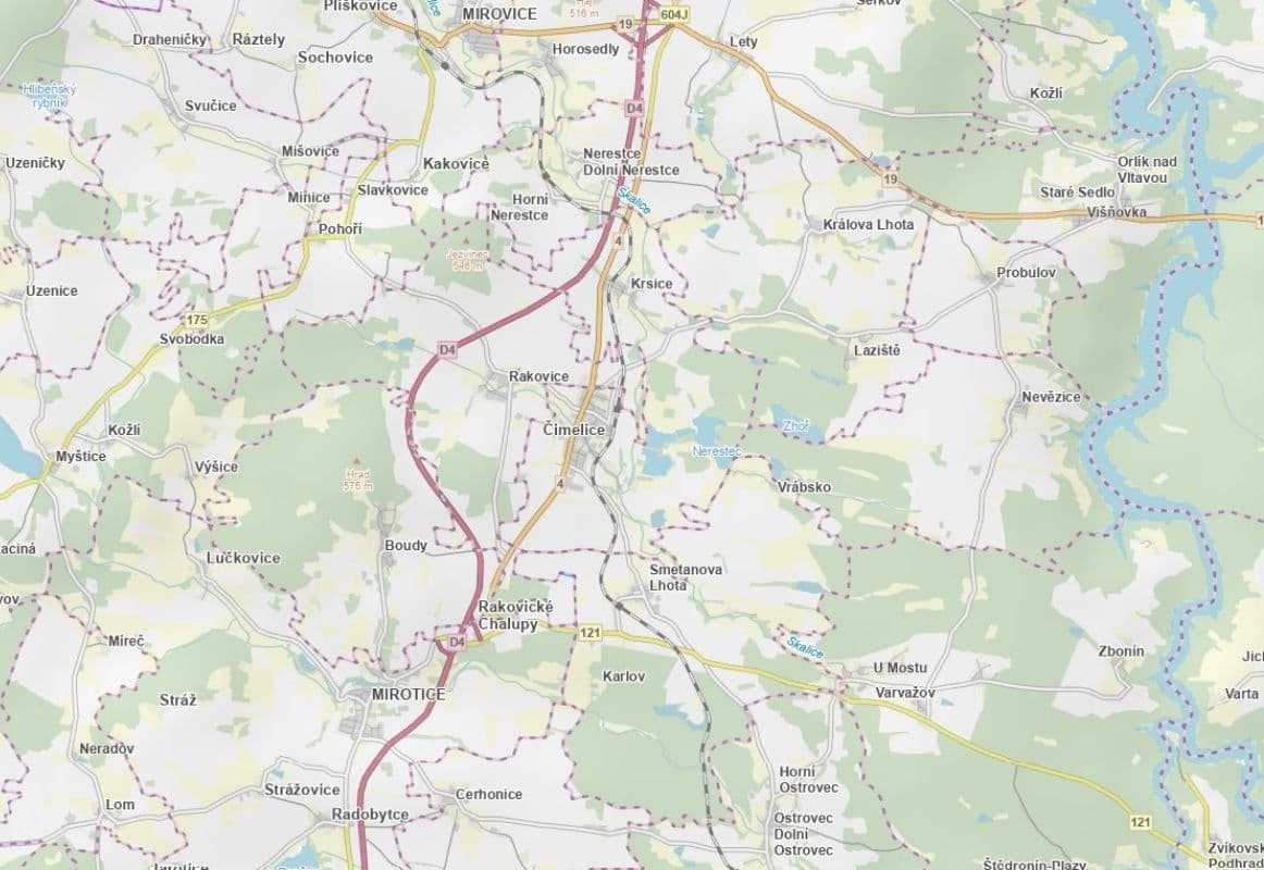 plot for sale, 2,456 m², Rakovice, Jihočeský Region plot for sale, 2,456 m², Rakovice, Jihočeský Region