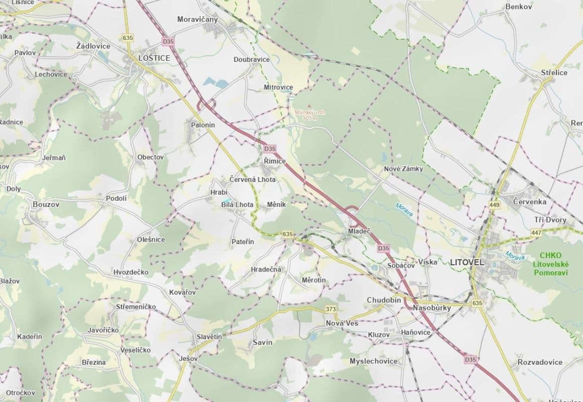 plot for sale, 5,260 m², Bílá Lhota, Olomoucký Region plot for sale, 5,260 m², Bílá Lhota, Olomoucký Region