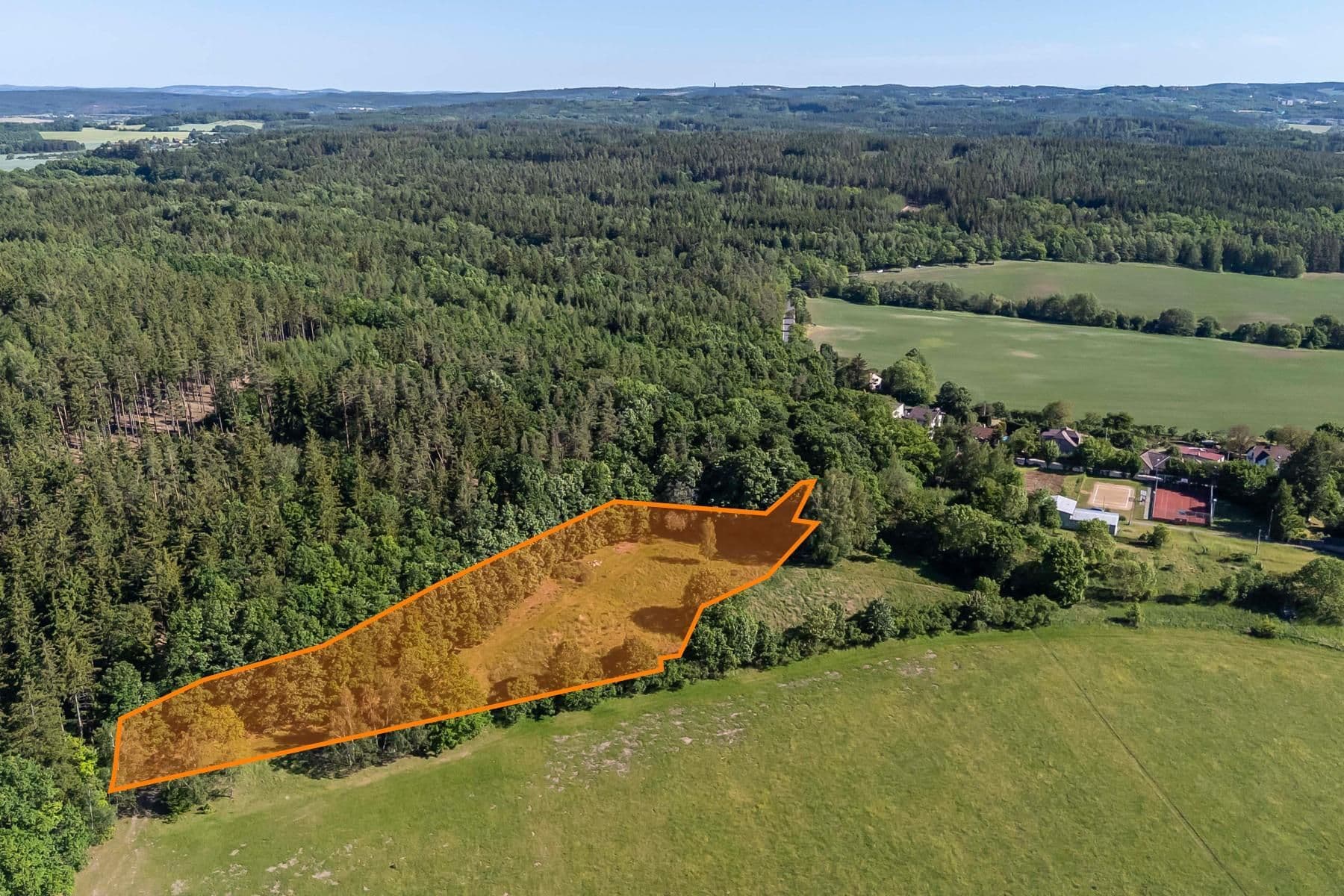 plot for sale, 4,612 m², Hluboš, Středočeský Region plot for sale, 4,612 m², Hluboš, Středočeský Region