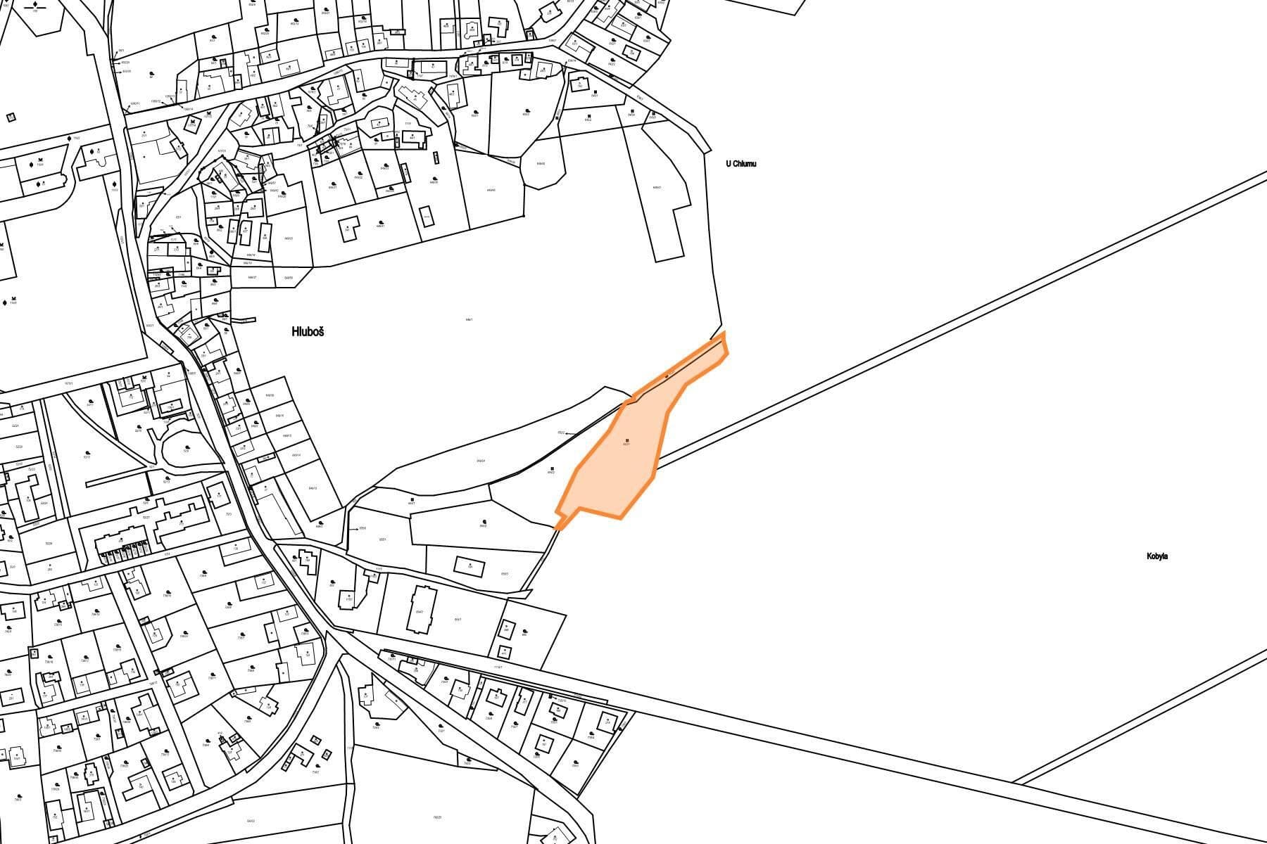 plot for sale, 4,612 m², Hluboš, Středočeský Region plot for sale, 4,612 m², Hluboš, Středočeský Region