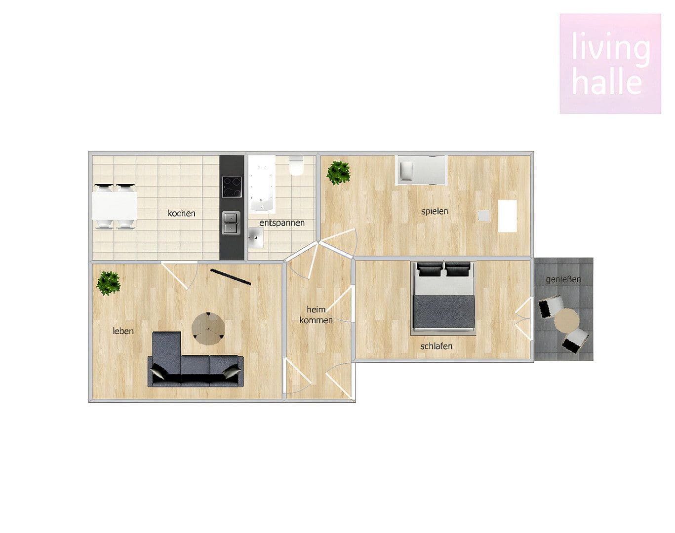 3 bedroom flat to rent, 70 m², Ernst-Kromayer-Straße 11, Halle, Saxony-Anhalt 3 bedroom flat to rent, 70 m², Ernst-Kromayer-Straße 11, Halle, Saxony-Anhalt