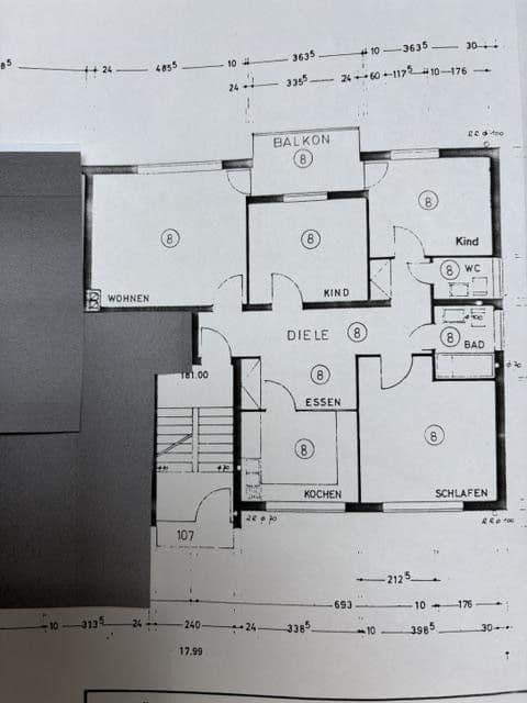 4 bedroom flat to rent, 90 m², Lützowstr. 107, Hagen, North Rhine-Westphalia 4 bedroom flat to rent, 90 m², Lützowstr. 107, Hagen, North Rhine-Westphalia