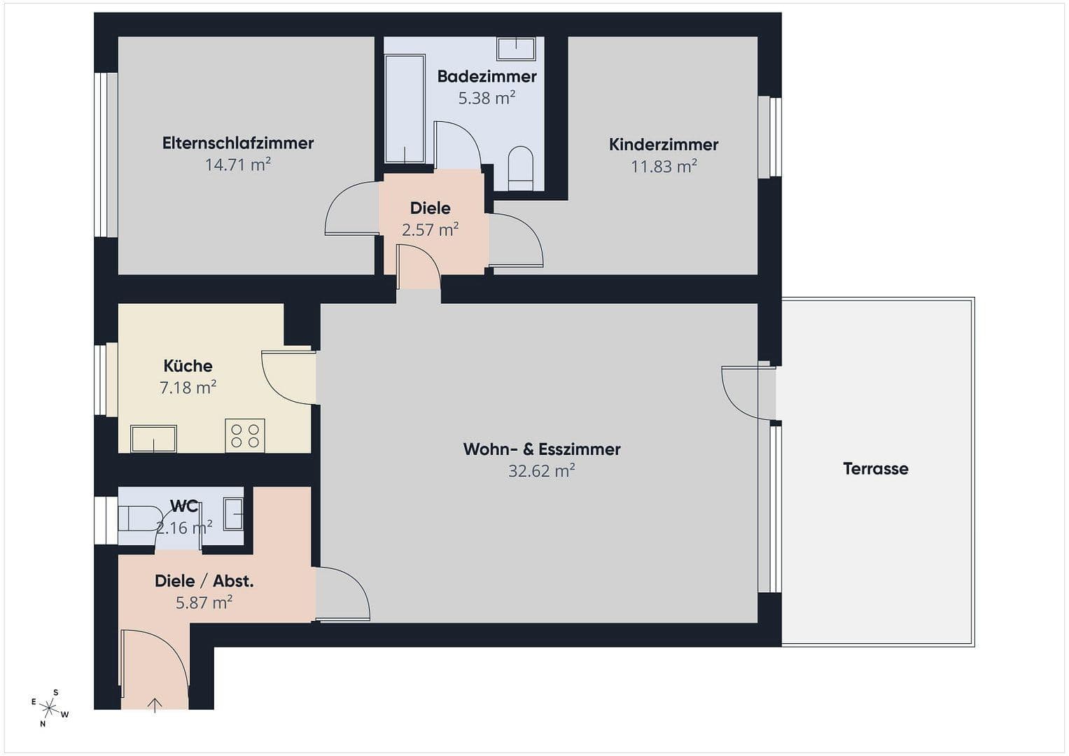 3 bedroom flat to rent, 83 m², Regensburger Straße 36, Bad Abbach, Bavaria 3 bedroom flat to rent, 83 m², Regensburger Straße 36, Bad Abbach, Bavaria