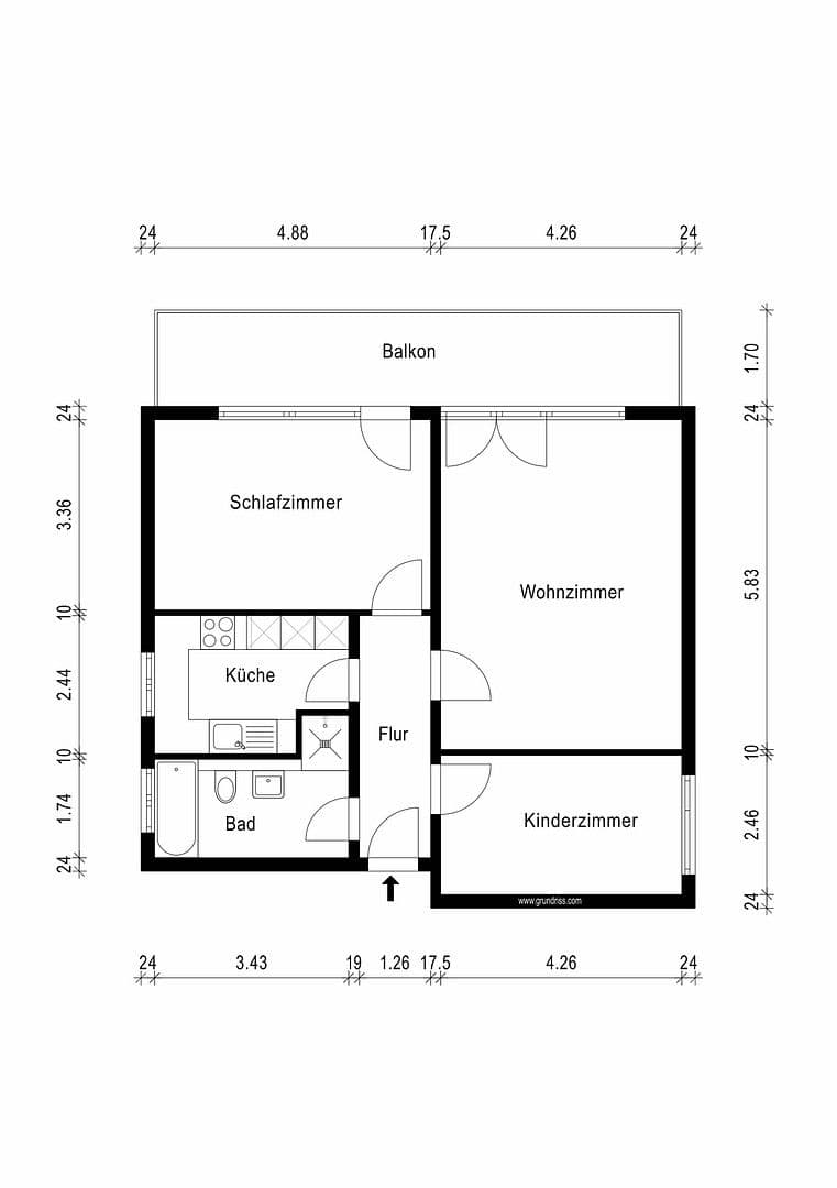 3 bedroom flat to rent, 88 m², Samansstr. 17, Bonn, North Rhine-Westphalia 3 bedroom flat to rent, 88 m², Samansstr. 17, Bonn, North Rhine-Westphalia