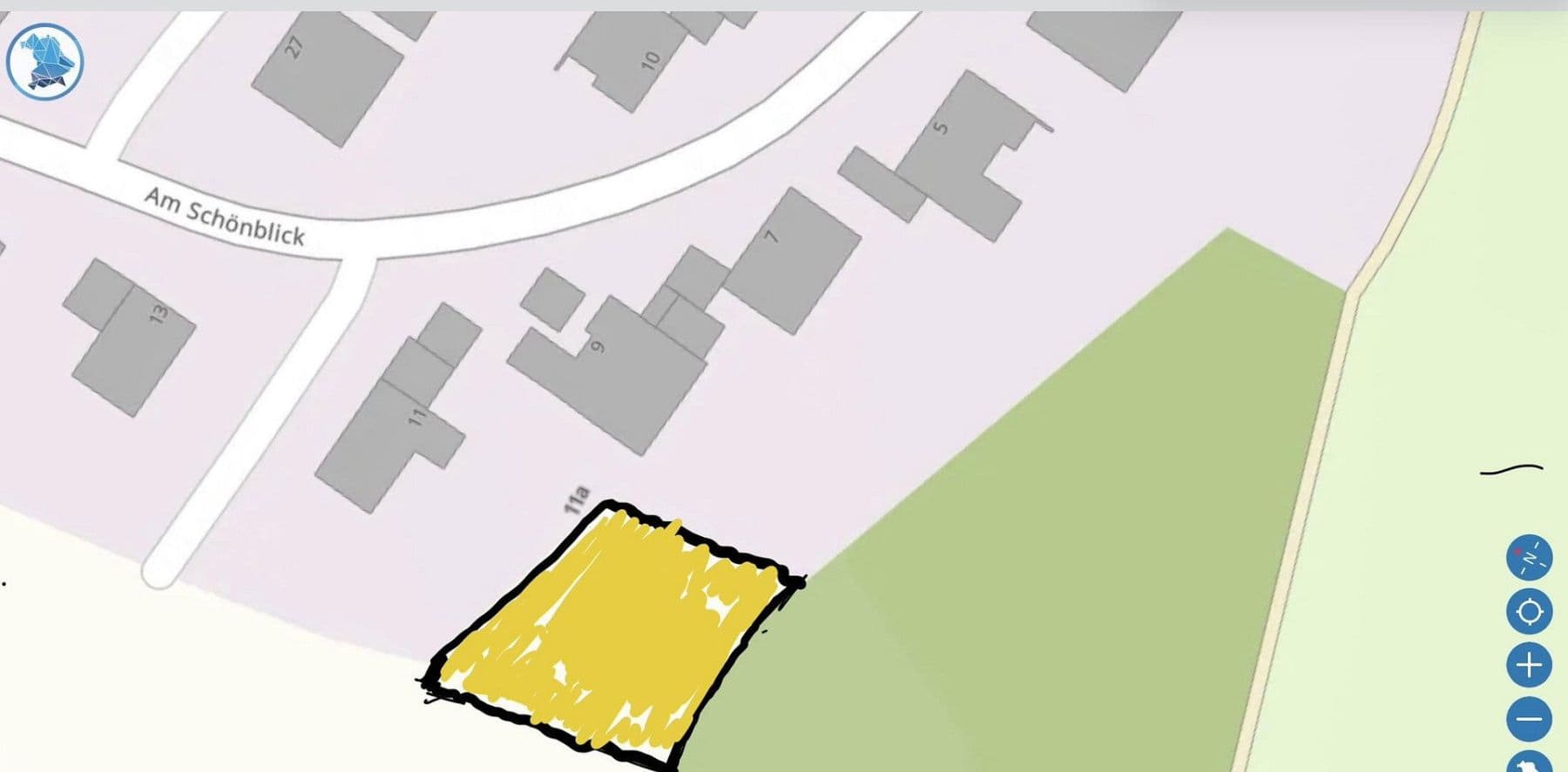 plot for sale, 550 m², Am Schönblick 11a, Reichertshausen, Bavaria plot for sale, 550 m², Am Schönblick 11a, Reichertshausen, Bavaria
