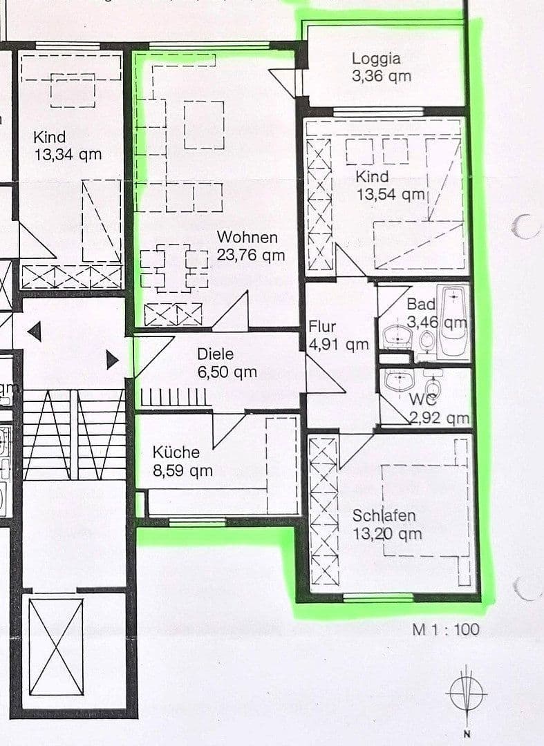 3 bedroom flat for sale, 80 m², Braunschweig, Lower Saxony 3 bedroom flat for sale, 80 m², Braunschweig, Lower Saxony