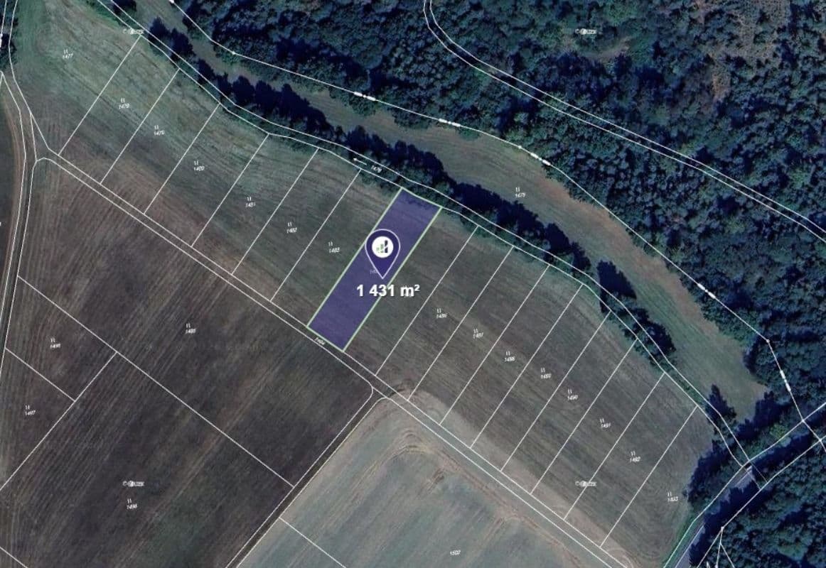 plot for sale, 1,431 m², Nebílovy, Plzeňský Region plot for sale, 1,431 m², Nebílovy, Plzeňský Region