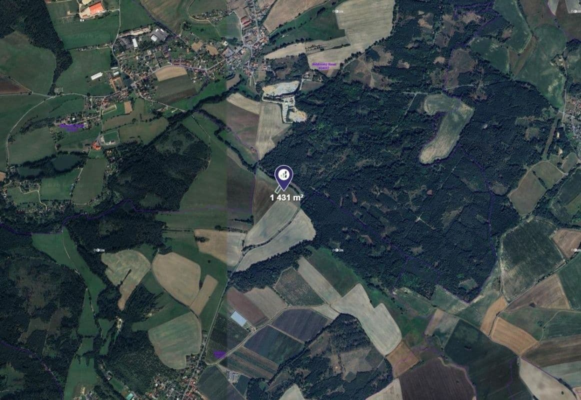 plot for sale, 1,431 m², Nebílovy, Plzeňský Region plot for sale, 1,431 m², Nebílovy, Plzeňský Region