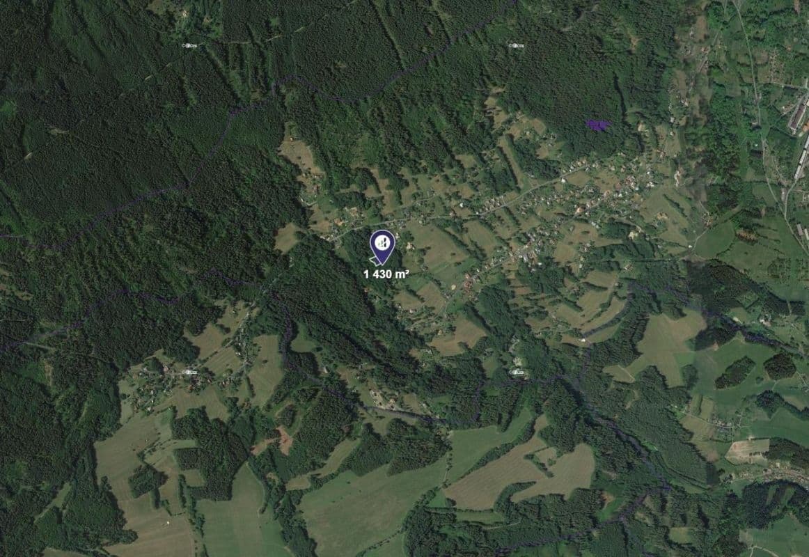 plot for sale, 1,430 m², Velké Hamry, Liberecký Region plot for sale, 1,430 m², Velké Hamry, Liberecký Region