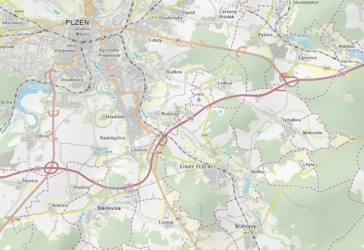 plot for sale, 3,830 m², Starý Plzenec, Plzeňský Region plot for sale, 3,830 m², Starý Plzenec, Plzeňský Region