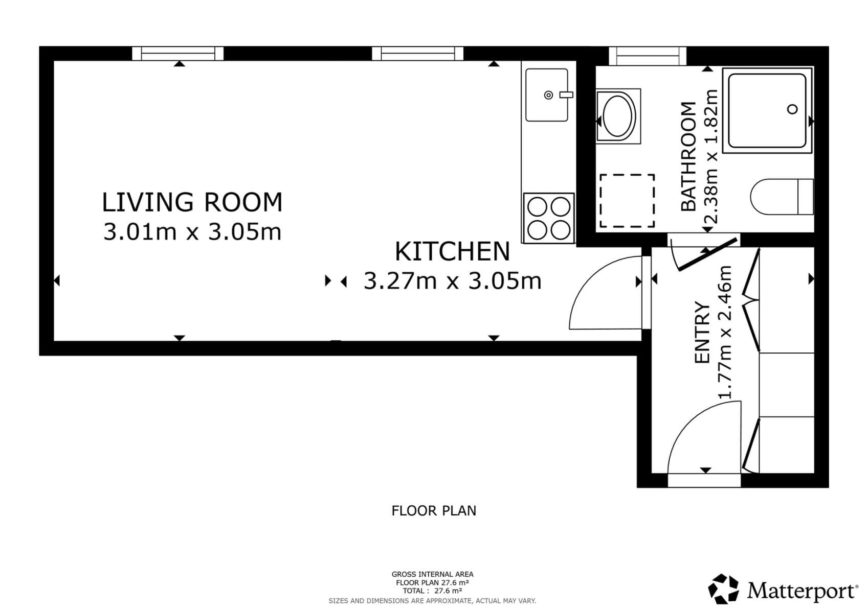 Studio flat to rent, 26 m², Mnatova, Prague, Prague Studio flat to rent, 26 m², Mnatova, Prague, Prague