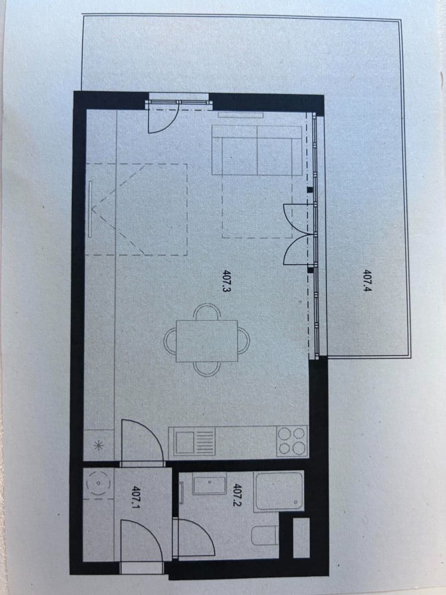 Studio flat to rent, 40 m², Hartigova, Prague, Prague Studio flat to rent, 40 m², Hartigova, Prague, Prague