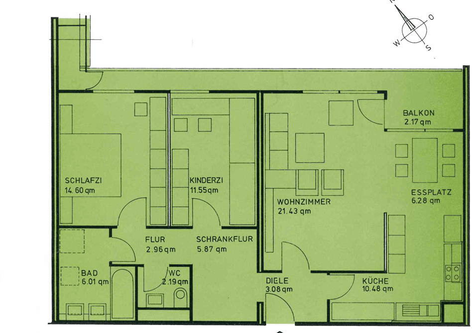 2 bedroom with open-plan kitchen flat for sale, 87 m², Friedrich-Ebert-Str. 7, Sindelfingen, Baden-Württemberg 2 bedroom with open-plan kitchen flat for sale, 87 m², Friedrich-Ebert-Str. 7, Sindelfingen, Baden-Württemberg
