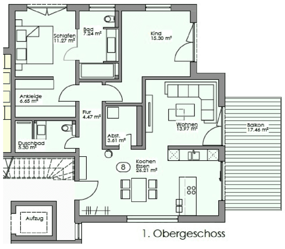 2 bedroom with open-plan kitchen flat for sale, 103 m², Meisenweg 8, Röttenbach, Bavaria 2 bedroom with open-plan kitchen flat for sale, 103 m², Meisenweg 8, Röttenbach, Bavaria
