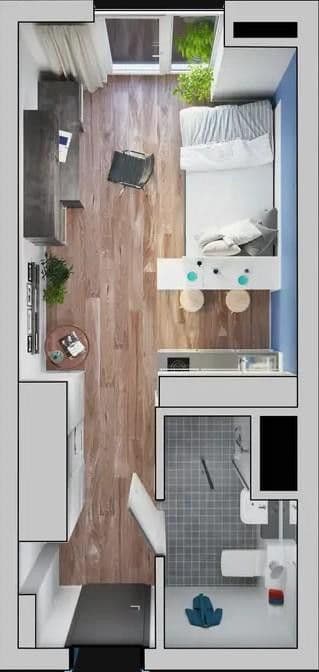 1 bedroom flat to rent, 25 m², Mönchengladbach, North Rhine-Westphalia 1 bedroom flat to rent, 25 m², Mönchengladbach, North Rhine-Westphalia