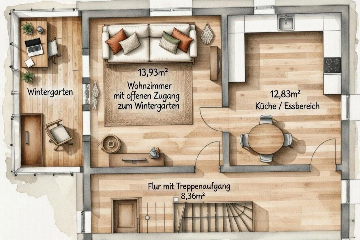 house to rent, 98 m², Pflaumbachstraße 22, Großostheim, Bavaria house to rent, 98 m², Pflaumbachstraße 22, Großostheim, Bavaria