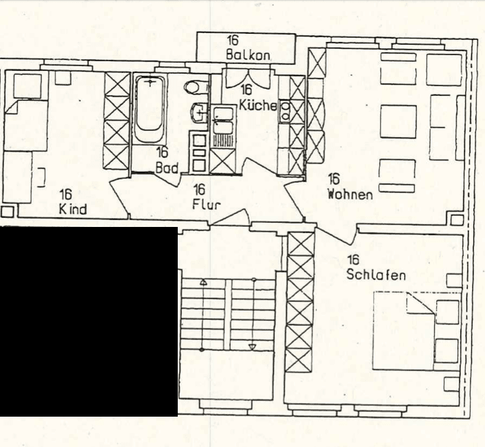 3 bedroom flat for sale, 61 m², Nürnberg, Bavaria 3 bedroom flat for sale, 61 m², Nürnberg, Bavaria