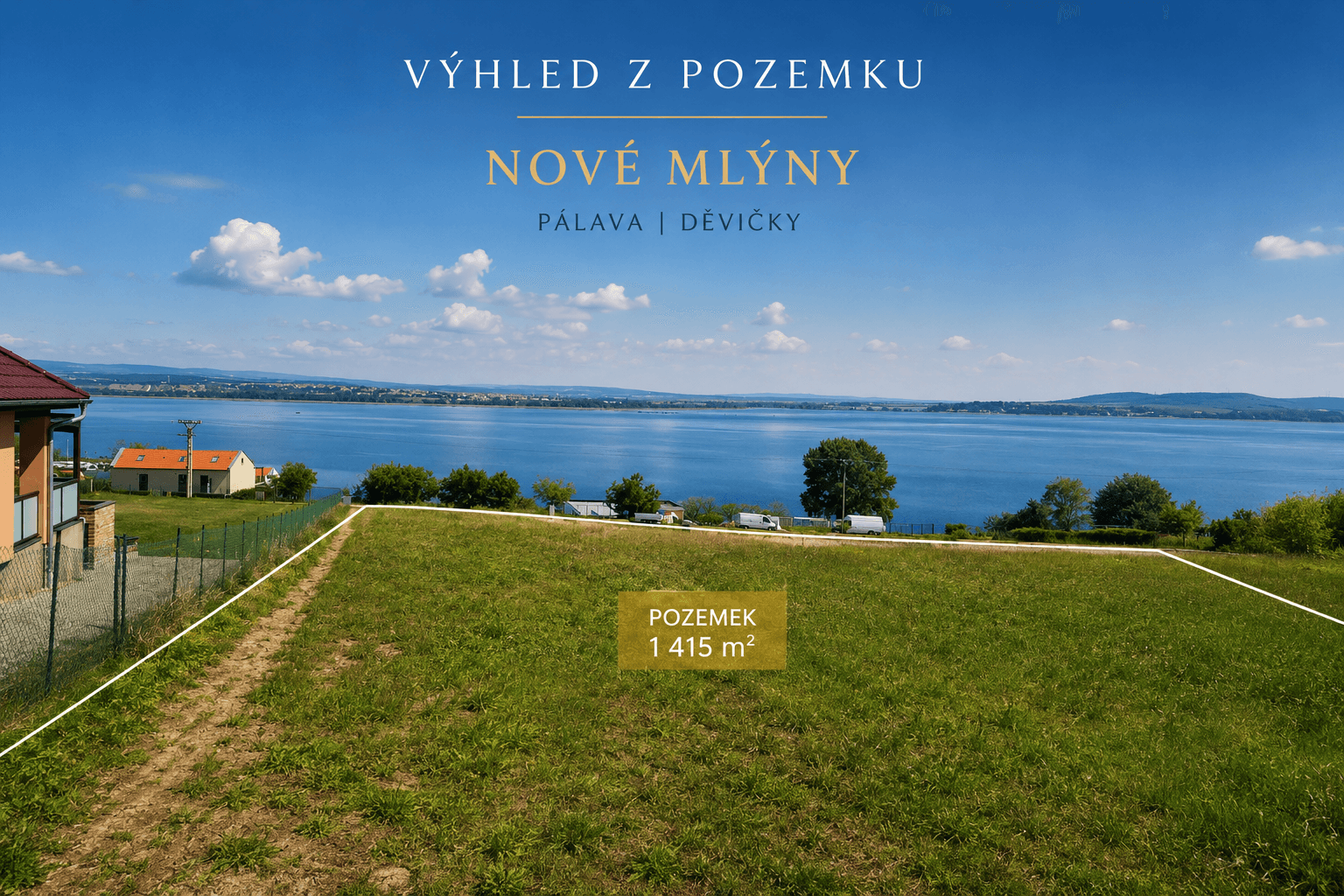 plot for sale, 1,415 m², Pavlov, Jihomoravský Region plot for sale, 1,415 m², Pavlov, Jihomoravský Region