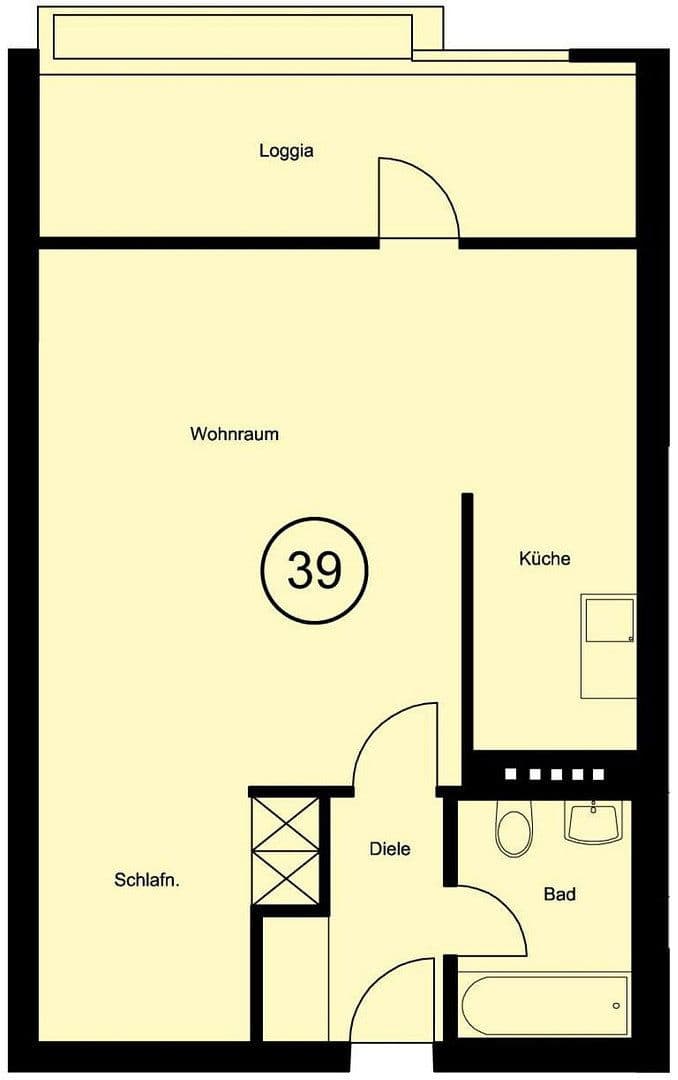 Studio flat to rent, 50 m², Wichmannstr. 24, Berlin, Berlin Studio flat to rent, 50 m², Wichmannstr. 24, Berlin, Berlin