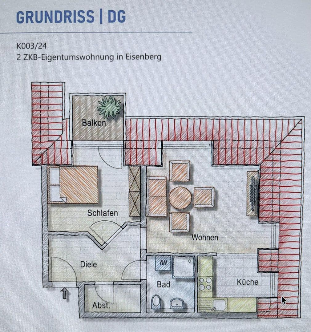 2 bedroom flat to rent, 45 m², Goethestraße 12, Eisenberg (Pfalz), Rhineland-Palatinate 2 bedroom flat to rent, 45 m², Goethestraße 12, Eisenberg (Pfalz), Rhineland-Palatinate