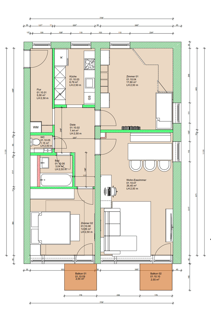 3 bedroom flat for sale, 83 m², Bad Reichenhall, Bavaria 3 bedroom flat for sale, 83 m², Bad Reichenhall, Bavaria