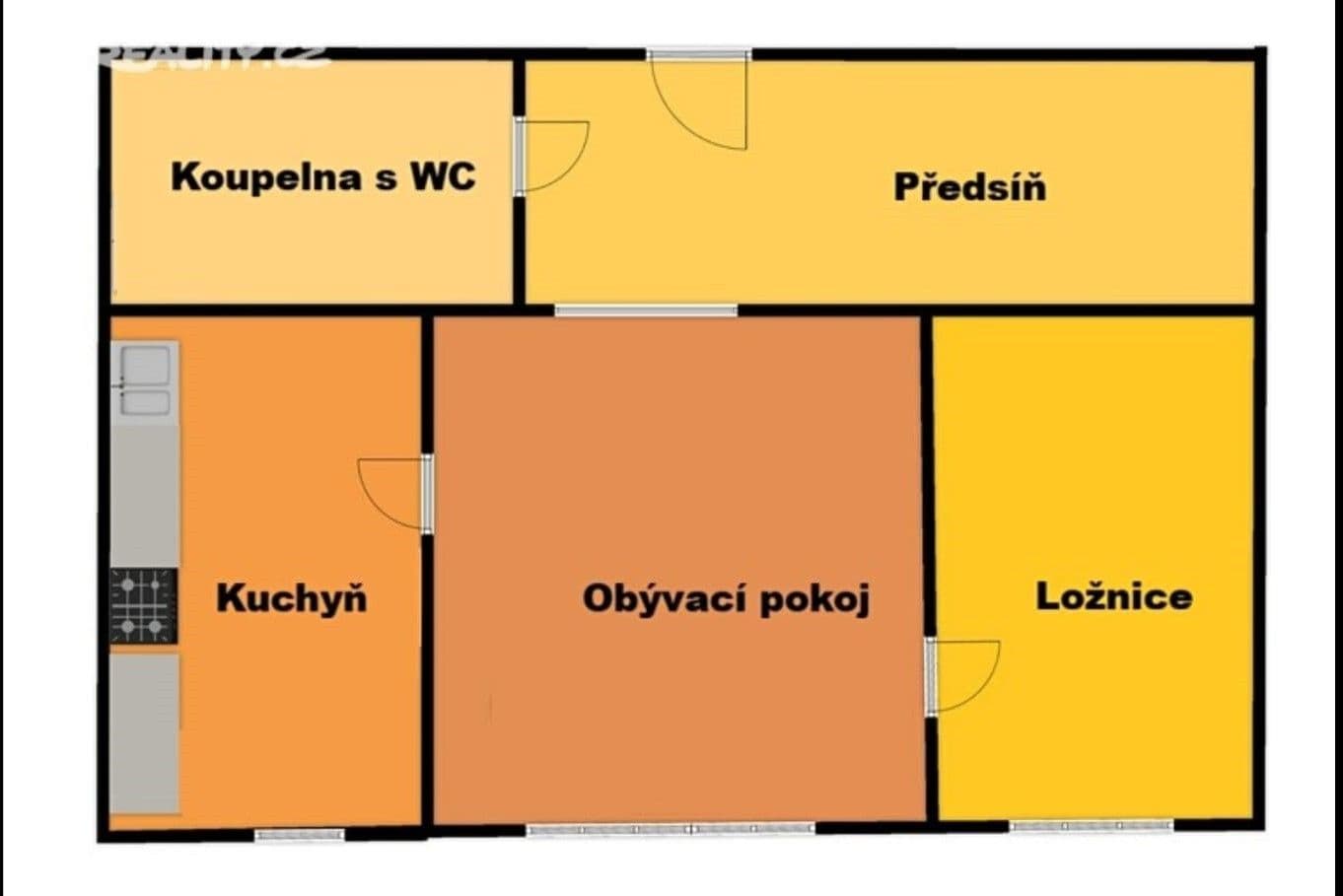 2 bedroom flat for sale, 43 m², Dreyerova, Prague, Prague 2 bedroom flat for sale, 43 m², Dreyerova, Prague, Prague