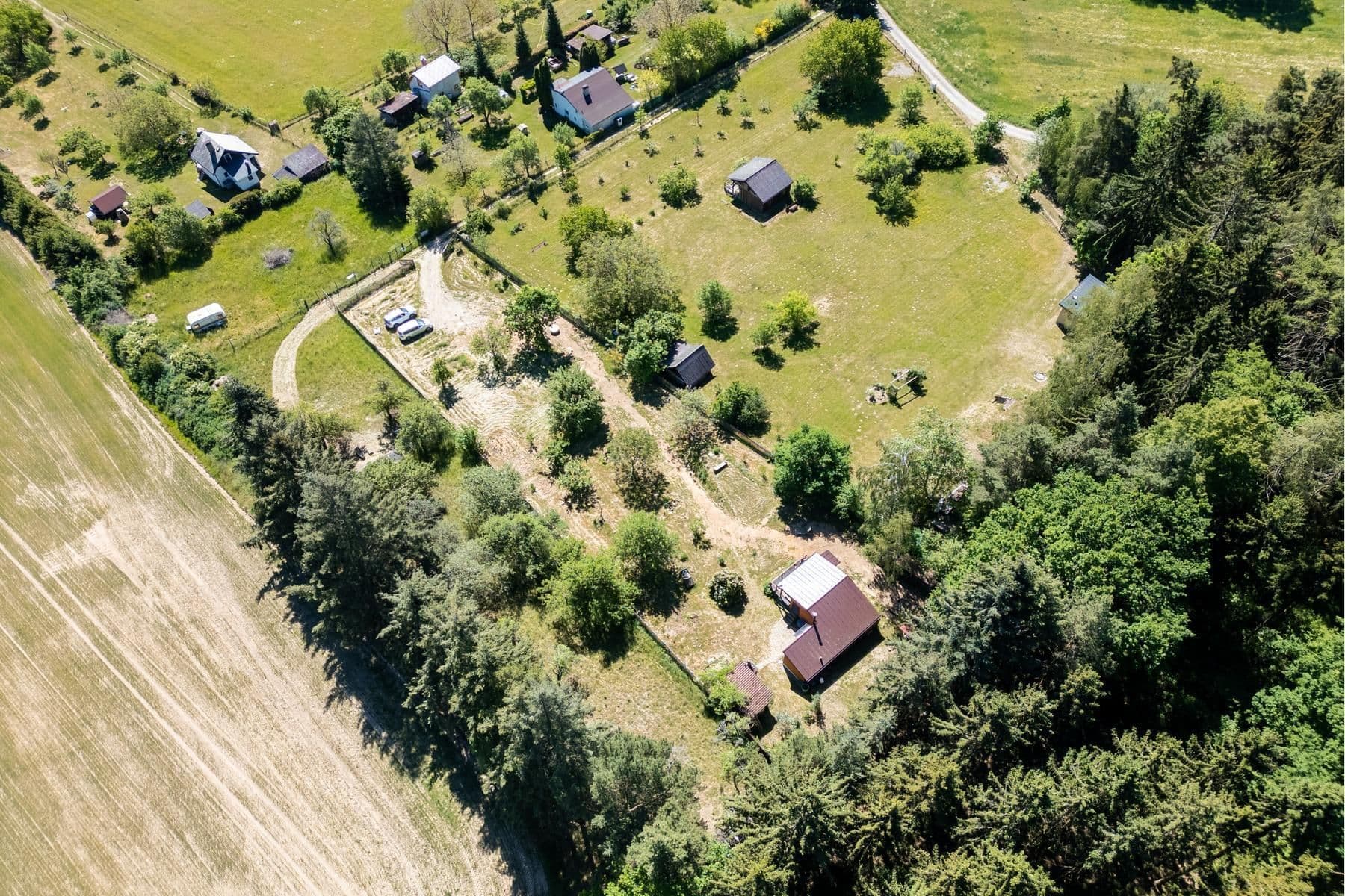 recreational property for sale, 2,198 m², Strunkovice nad Blanicí, Jihočeský Region recreational property for sale, 2,198 m², Strunkovice nad Blanicí, Jihočeský Region
