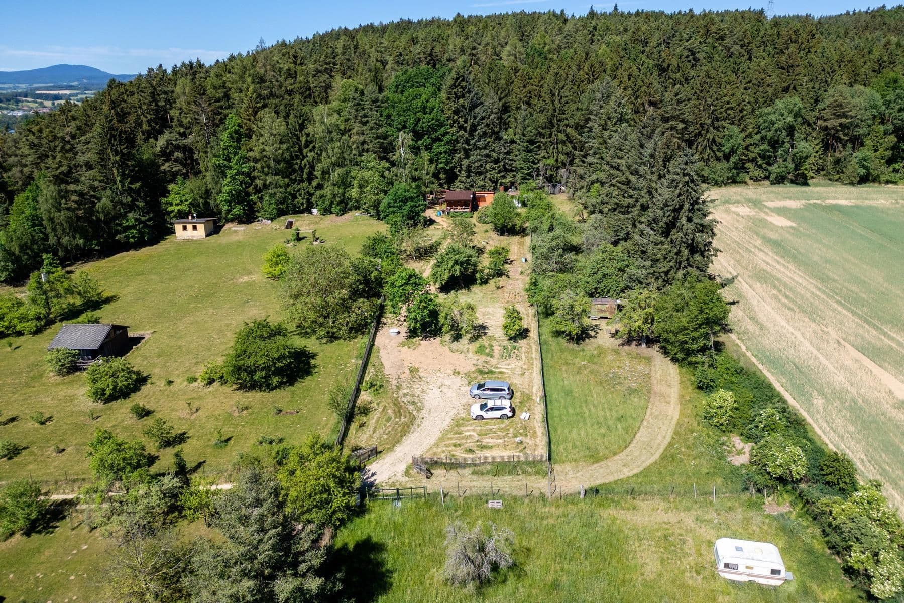 recreational property for sale, 2,198 m², Strunkovice nad Blanicí, Jihočeský Region recreational property for sale, 2,198 m², Strunkovice nad Blanicí, Jihočeský Region