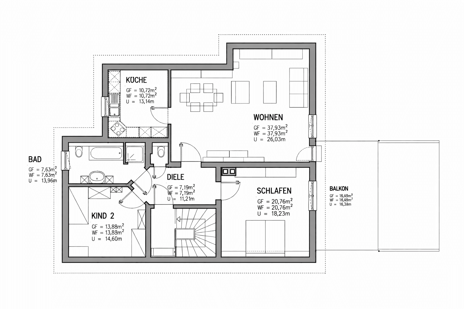 3 bedroom flat for sale, 133 m², Riegelsberg, Saarland 3 bedroom flat for sale, 133 m², Riegelsberg, Saarland