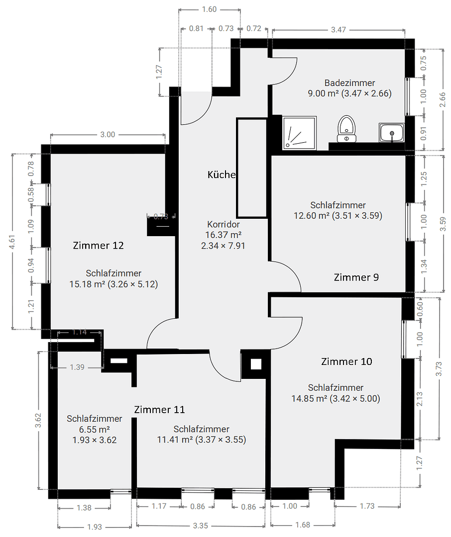 4 bedroom flat to rent, 87 m², Cölbe, Hesse 4 bedroom flat to rent, 87 m², Cölbe, Hesse