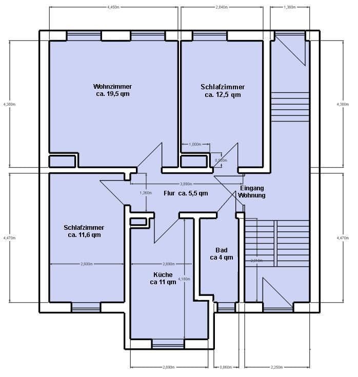 4 bedroom flat to rent, 53 m², Frankfurt am Main, Hesse 4 bedroom flat to rent, 53 m², Frankfurt am Main, Hesse