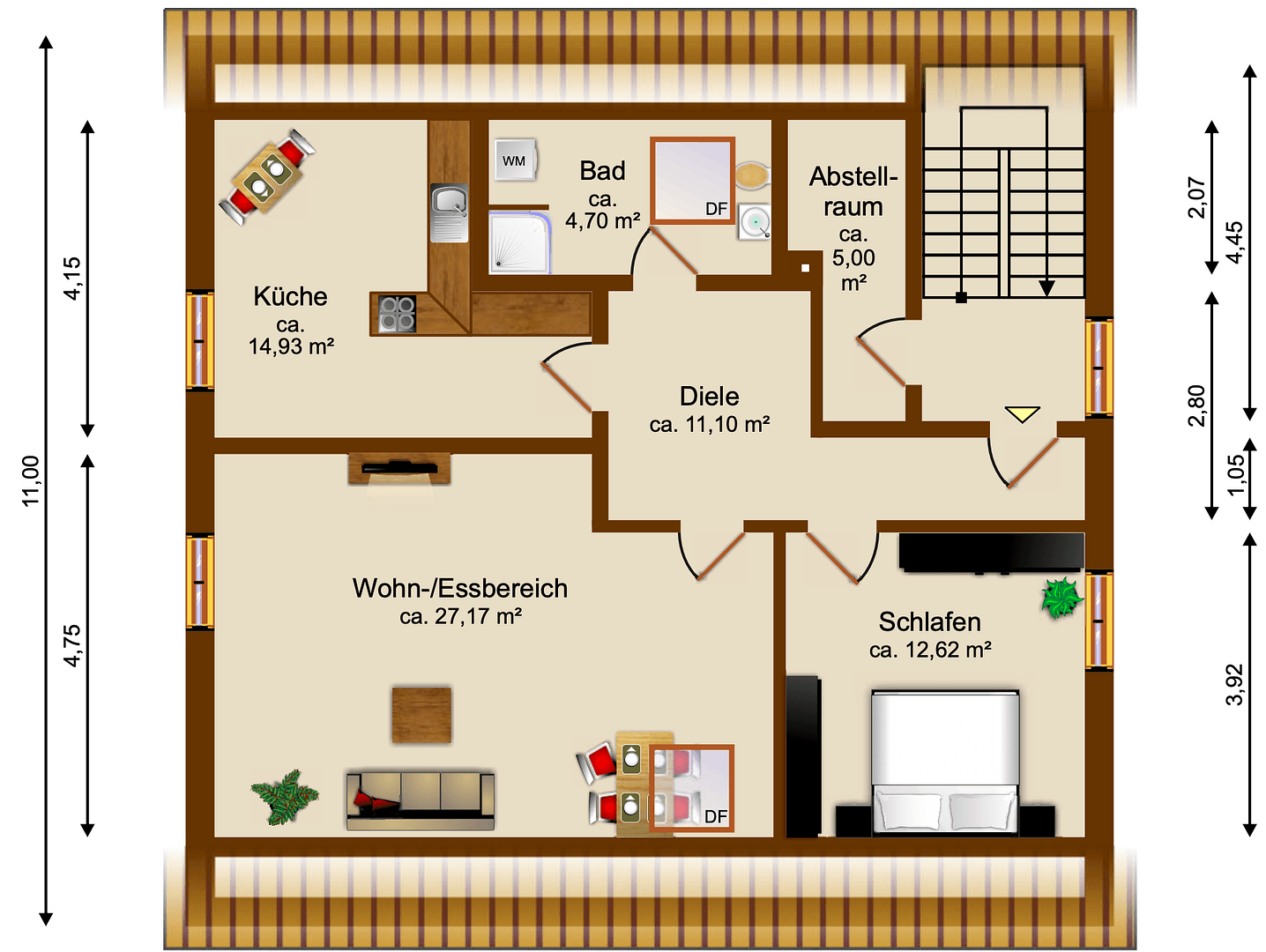 1 bedroom with open-plan kitchen flat to rent, 76 m², Gablingen, Bavaria 1 bedroom with open-plan kitchen flat to rent, 76 m², Gablingen, Bavaria