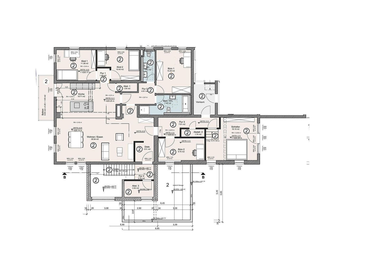 5 bedroom with open-plan kitchen flat for sale, 172 m², Pforzheimer Str. 31/1, Vaihingen an der Enz, Baden-Württemberg 5 bedroom with open-plan kitchen flat for sale, 172 m², Pforzheimer Str. 31/1, Vaihingen an der Enz, Baden-Württemberg
