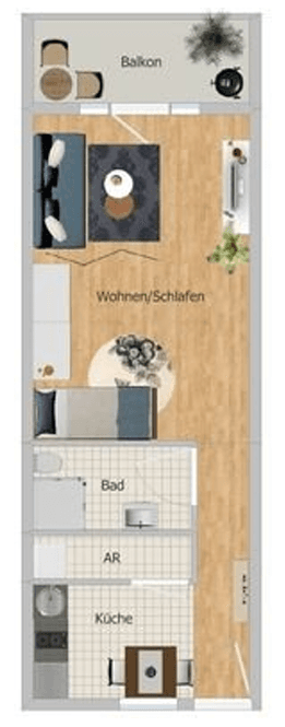 1 bedroom flat to rent, 39 m², Karolinenstraße 118, Fürth, Bavaria 1 bedroom flat to rent, 39 m², Karolinenstraße 118, Fürth, Bavaria