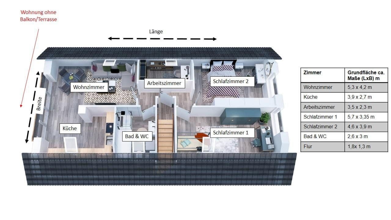 2 bedroom with open-plan kitchen flat to rent, 80 m², Itzehoe, Schleswig-Holstein 2 bedroom with open-plan kitchen flat to rent, 80 m², Itzehoe, Schleswig-Holstein