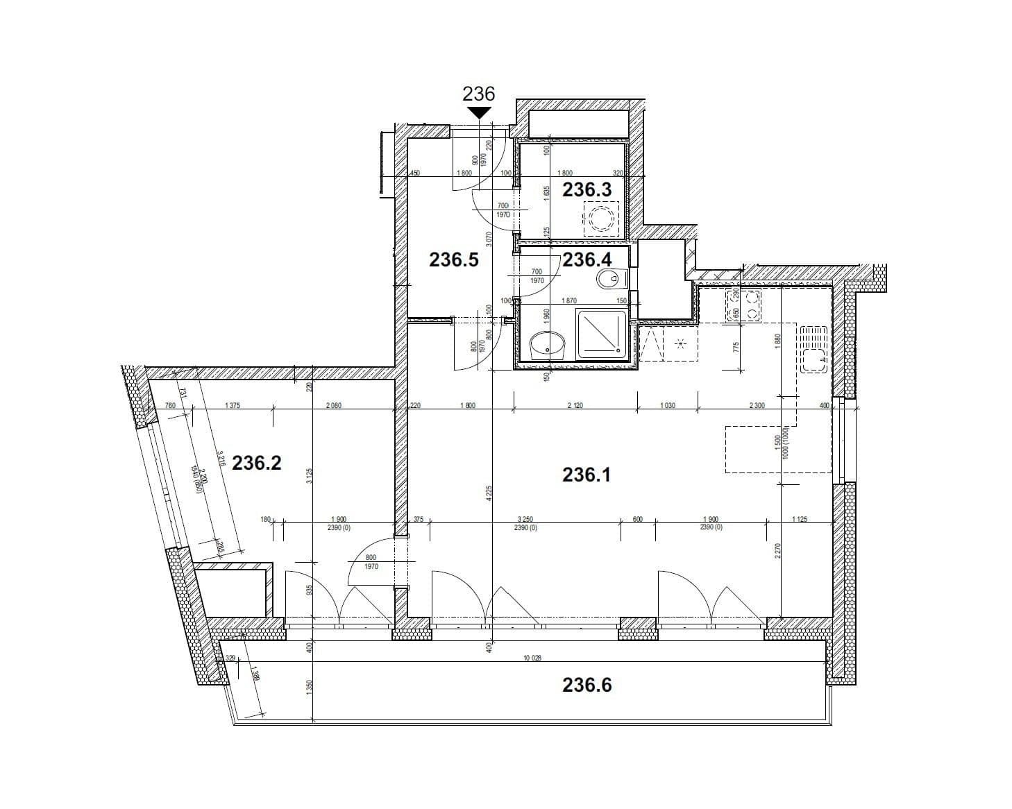 1 bedroom with open-plan kitchen flat to rent, 67 m², Gerstelova, Prague, Prague 1 bedroom with open-plan kitchen flat to rent, 67 m², Gerstelova, Prague, Prague