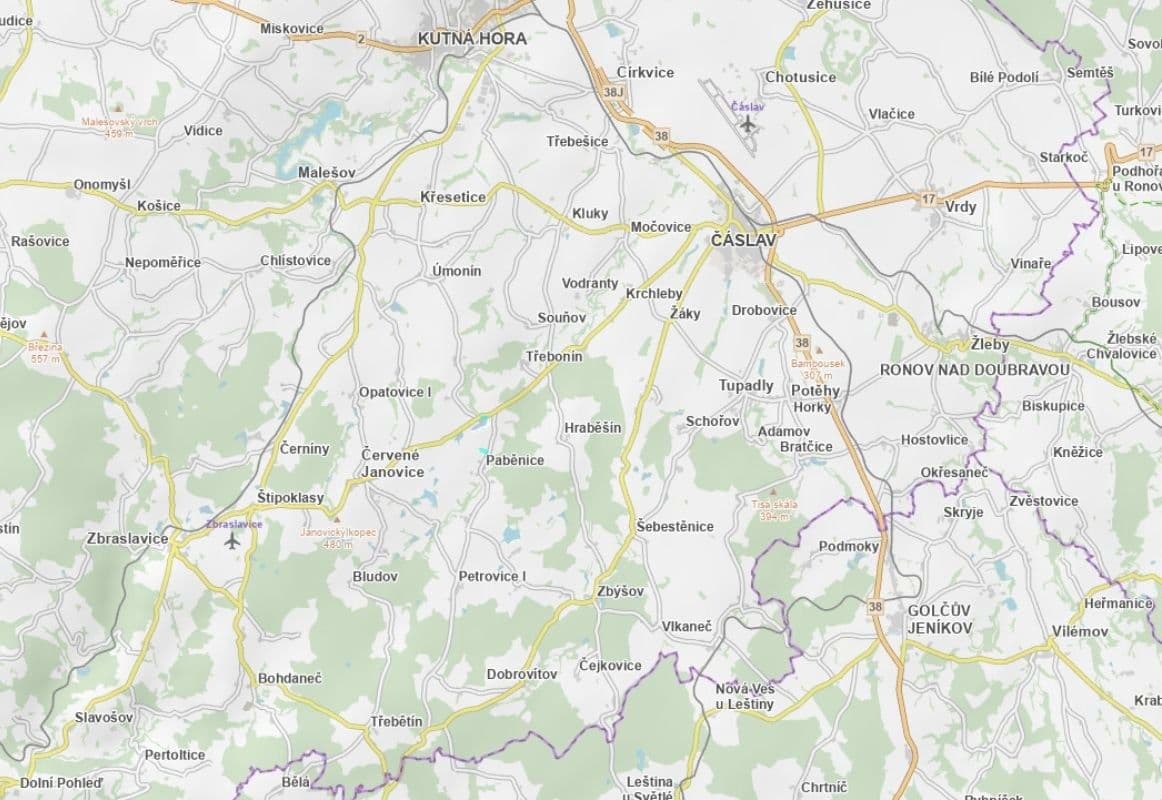 plot for sale, 7,925 m², Paběnice, Středočeský Region plot for sale, 7,925 m², Paběnice, Středočeský Region