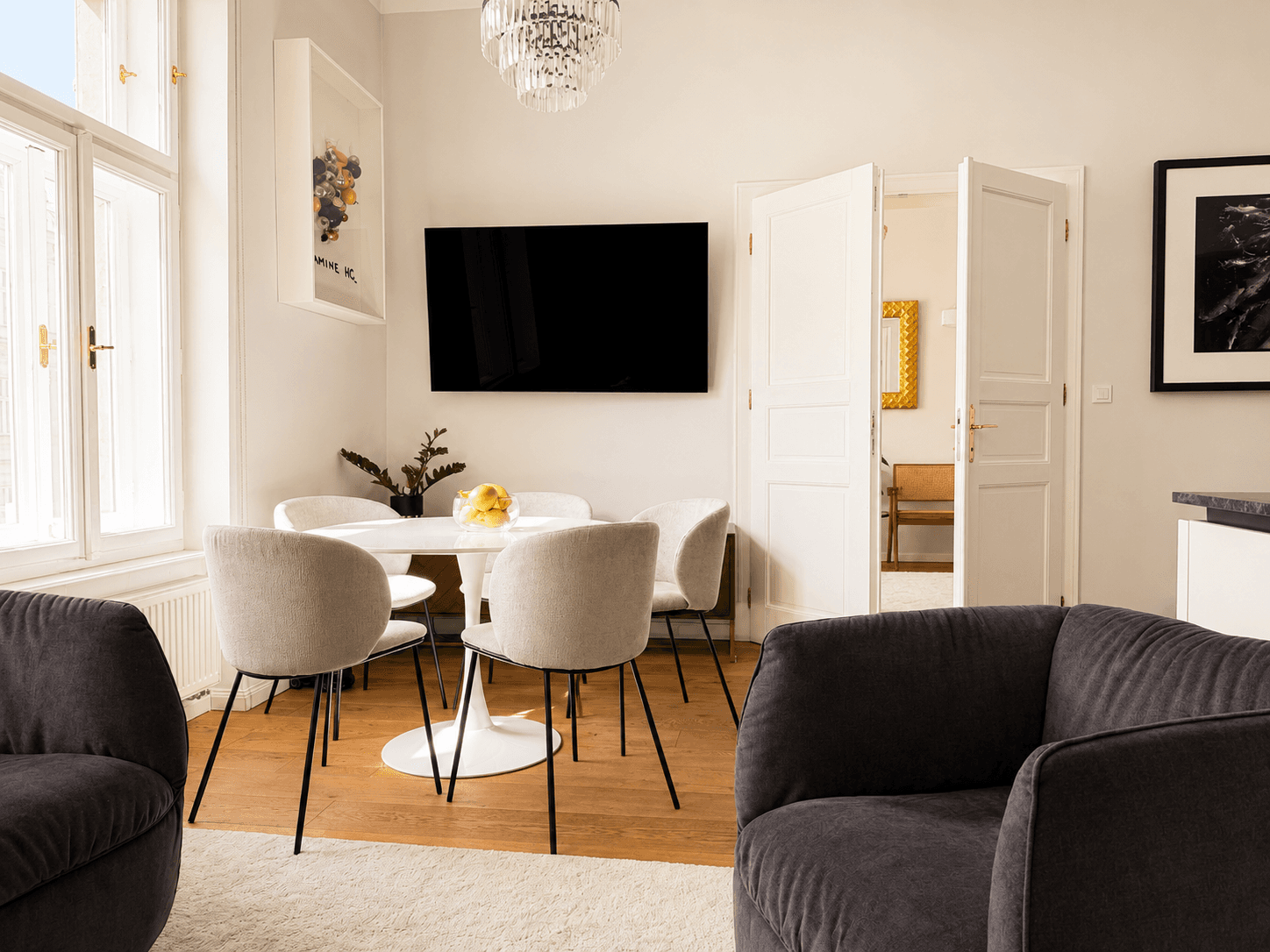 3 bedroom with open-plan kitchen flat to rent, 115 m², Dukelských hrdinů, Prague, Prague 3 bedroom with open-plan kitchen flat to rent, 115 m², Dukelských hrdinů, Prague, Prague