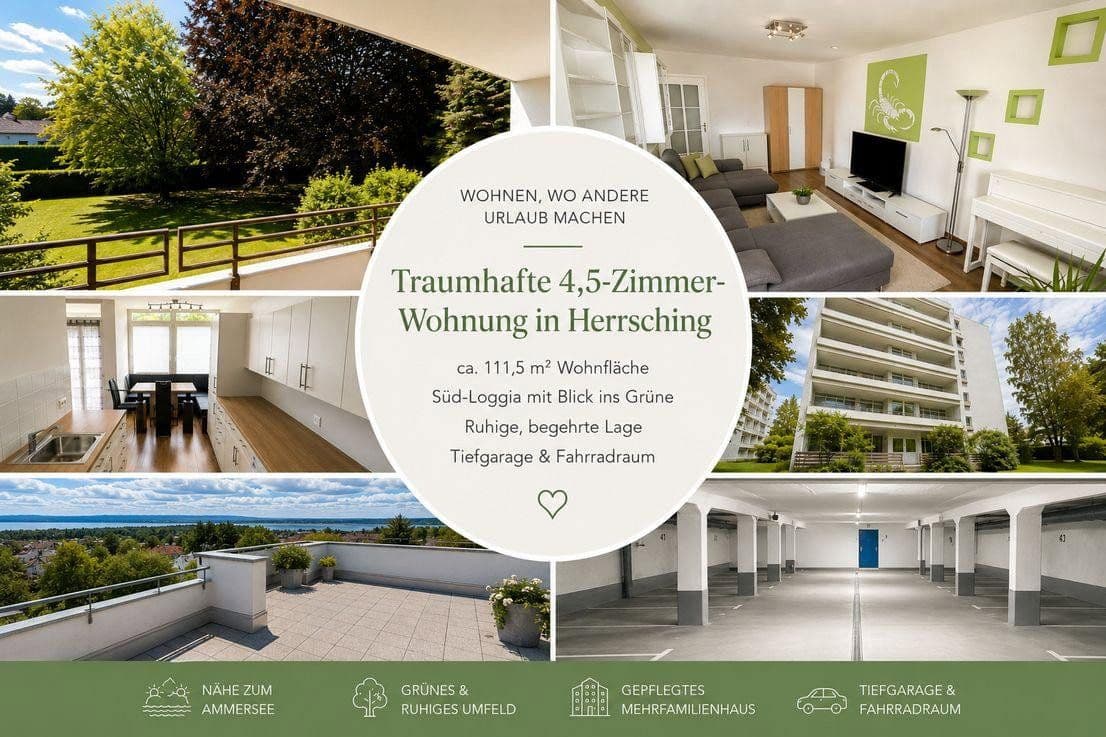 3 bedroom with open-plan kitchen flat for sale, 112 m², Herrsching, Bavaria 3 bedroom with open-plan kitchen flat for sale, 112 m², Herrsching, Bavaria