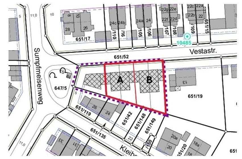 plot for sale, 851 m², Vestastr. 15, München, Bavaria plot for sale, 851 m², Vestastr. 15, München, Bavaria