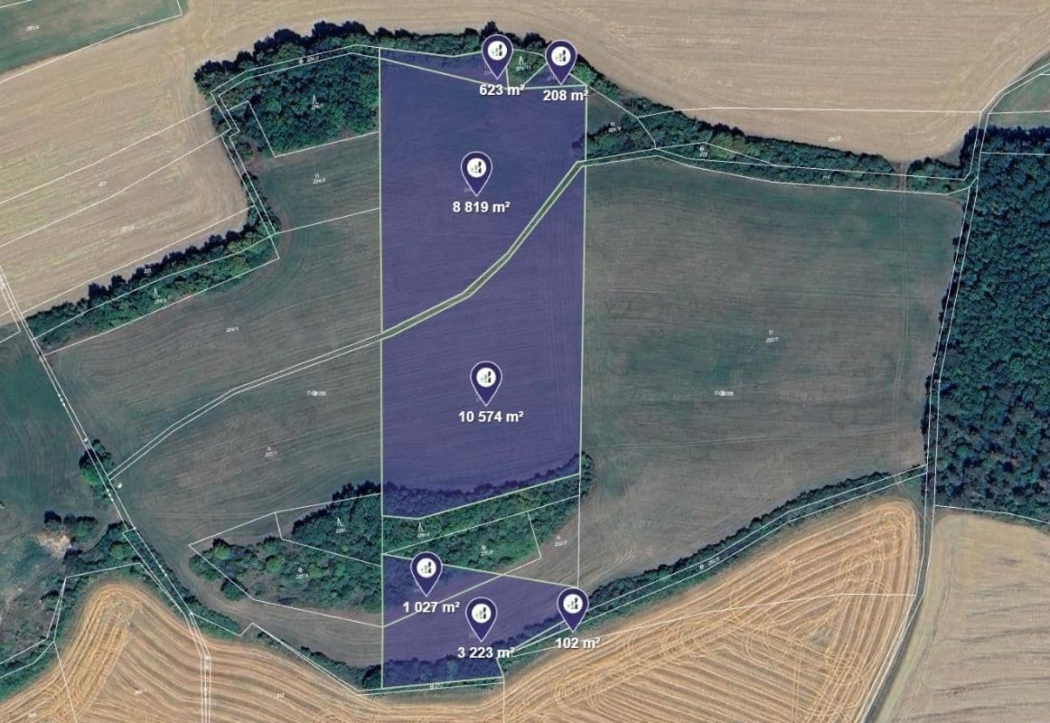 plot for sale, 24,576 m², Korno, Středočeský Region plot for sale, 24,576 m², Korno, Středočeský Region