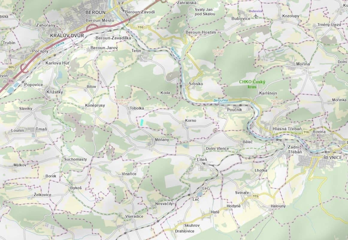 plot for sale, 24,576 m², Korno, Středočeský Region plot for sale, 24,576 m², Korno, Středočeský Region