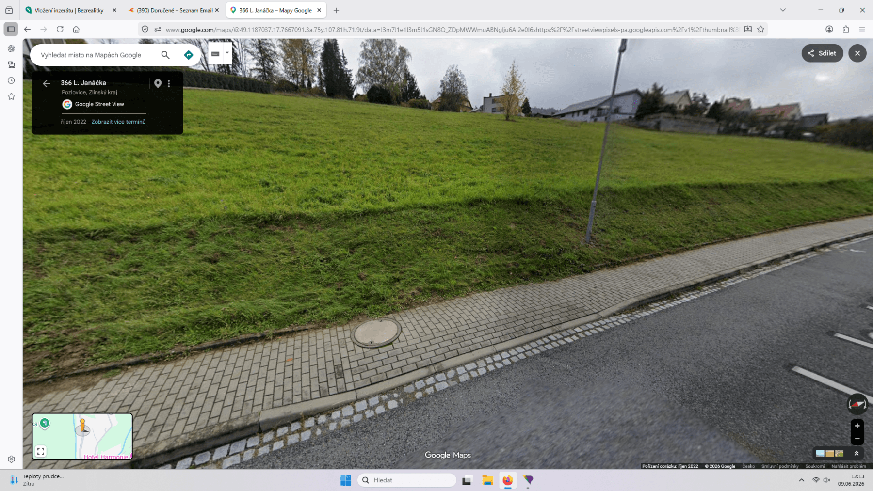 plot for sale, 428 m², Leoše Janáčka, Pozlovice, Zlínský Region plot for sale, 428 m², Leoše Janáčka, Pozlovice, Zlínský Region