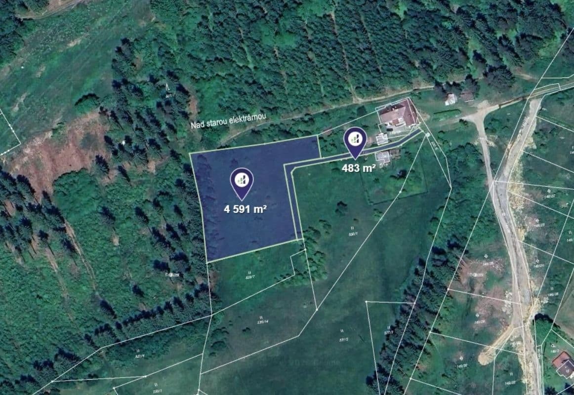 plot for sale, 4,752 m², Loučovice, Jihočeský Region plot for sale, 4,752 m², Loučovice, Jihočeský Region
